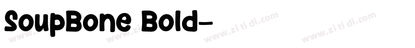 SoupBone Bold字体转换